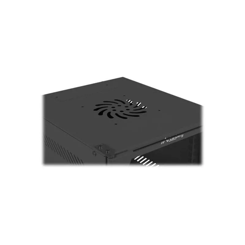 Sienas stiprinājuma skapis LANBERG WF10-2306-10B — 6U, 280×310×336 mm, dziļums 238 mm, melns, 20 kg slodze