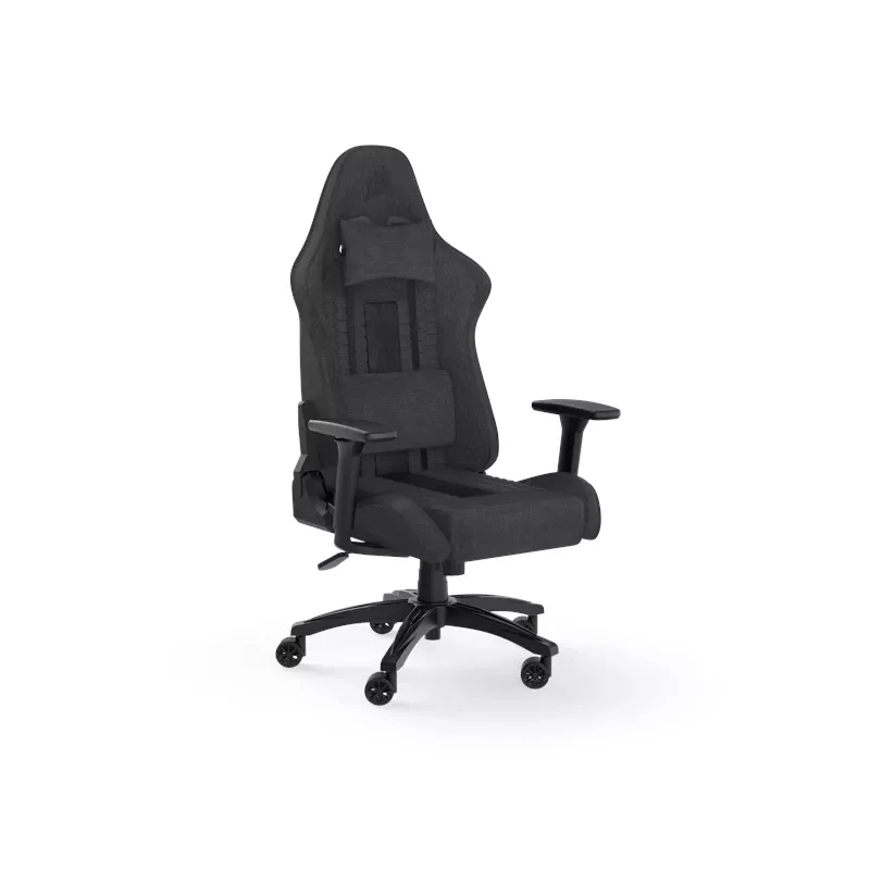 CORSAIR TC100 RELAXED Gaming krēsls (Audums - Pelēks/Melns)