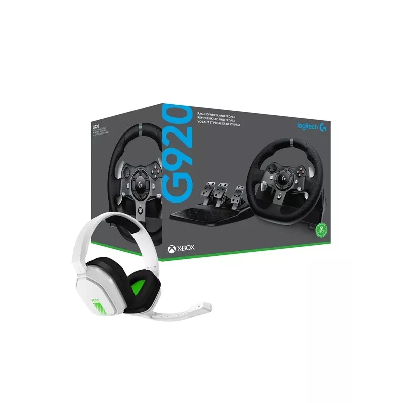 Logitech G920 Driving Force Racing Wheel + A10 pedāļu komplekts
