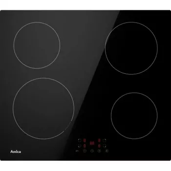 Indukcijas plīts virsma AMICA PI6501, 4 gatavošanas zonas, skārienjutīga vadība