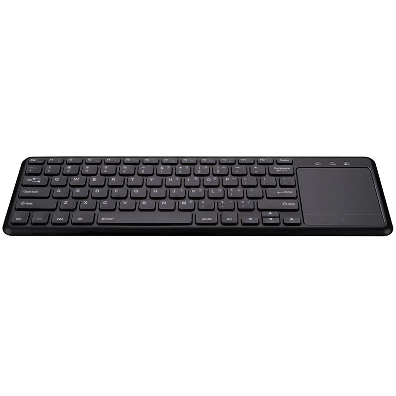 Bezvadu RF tastatūra TRACER TRAKLA46367 — pilna izmēra, membrāna, skārienpaliktnis, 2.4 GHz, melna
