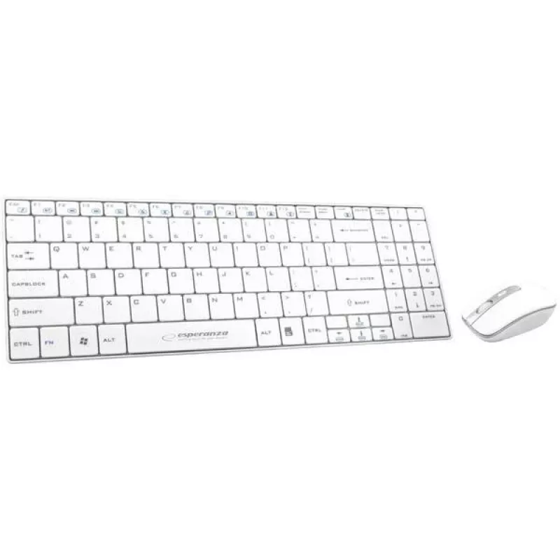 Tastatūras un peles komplekts Esperanza Liberty EK122W, Balts