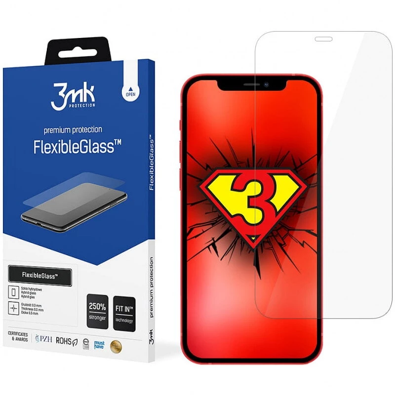 3MK FlexibleGlass ekrāna aizsargs iPhone 12/12 Pro