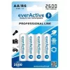 EverActive Professional R6 AA 2600mAh uzlādējamās baterijas, 1 iepakojums blisterī
