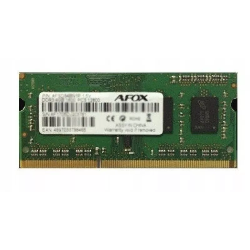 AFOX AFSD38AK1P 8 GB DDR3 SO-DIMM 1333 MHz portatīvā datora atmiņa