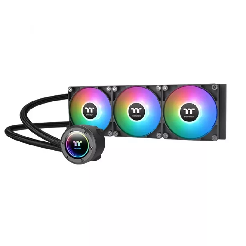 Thermaltake TH420 V2 ARGB procesora šķidruma dzesētājs 14 cm melns