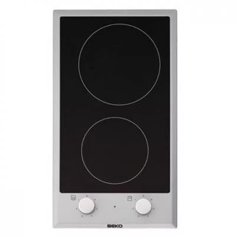 Beko HDCC32200X iebūvējamā indukcijas plīts virsma, 2 zonas, keramikas stikls