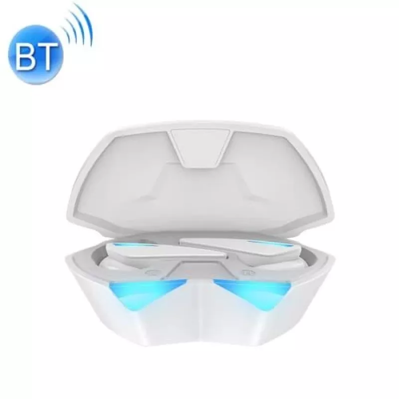 Awei T23 bezvadu austiņas Bluetooth 5.3 USB ūdensizturīgas baltas