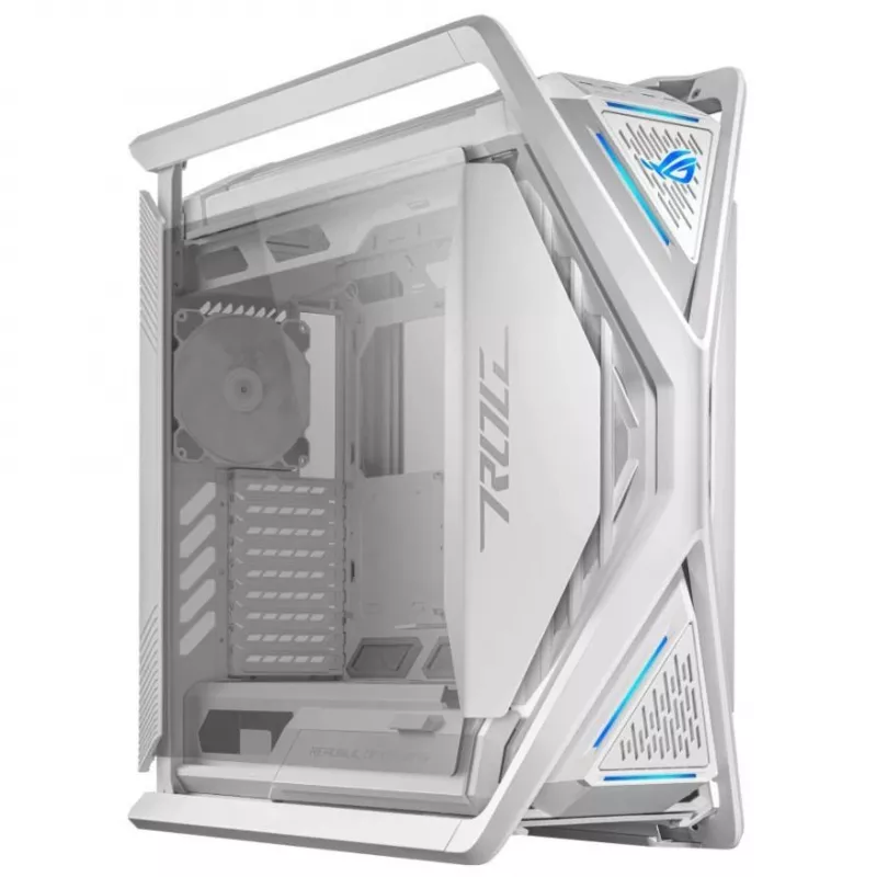 ASUS ROG GR701 Hyperion White, PC, Balts, ATX, EATX, micro ATX, Mini-ITX, Alumīnijs, Daudzfunkciju, Priekšpuse