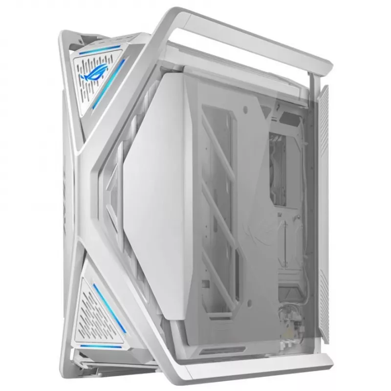 ASUS ROG GR701 Hyperion White, PC, Balts, ATX, EATX, micro ATX, Mini-ITX, Alumīnijs, Daudzfunkciju, Priekšpuse