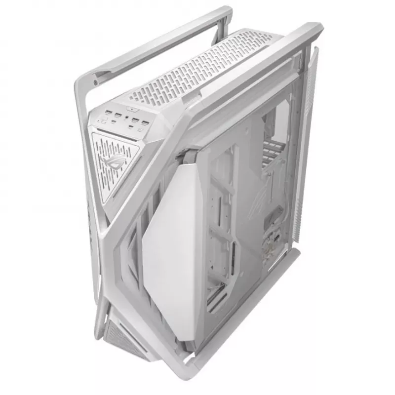 ASUS ROG GR701 Hyperion White, PC, Balts, ATX, EATX, micro ATX, Mini-ITX, Alumīnijs, Daudzfunkciju, Priekšpuse