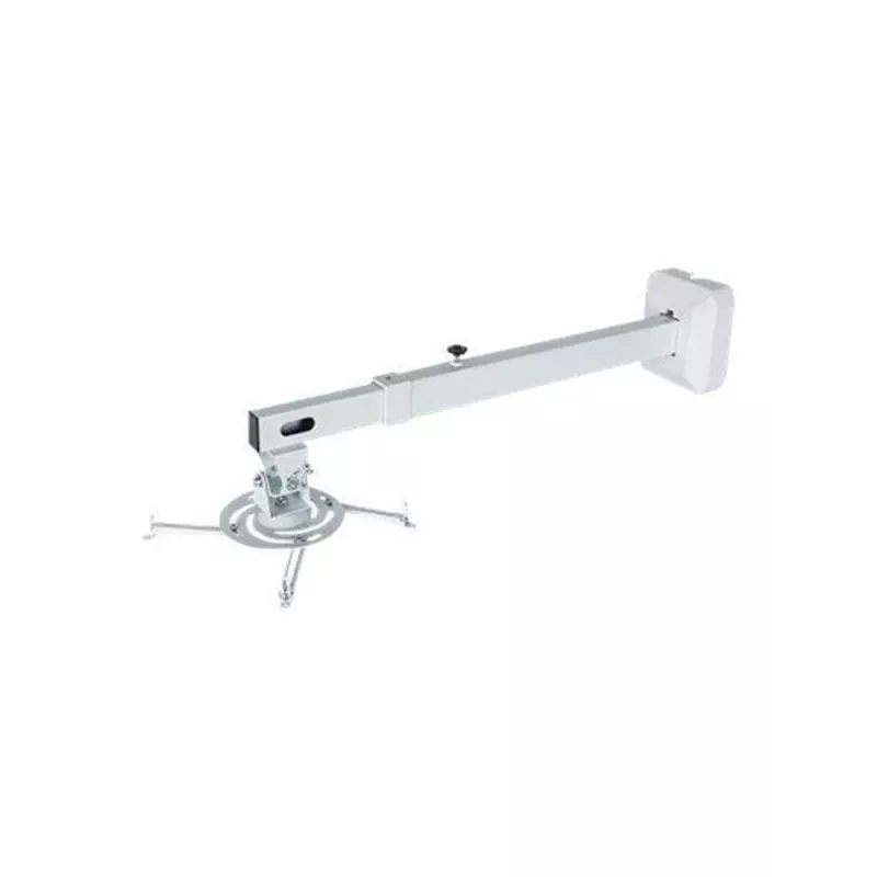 Sienas stiprinājums AVTEK WallMount Next 1200 — tērauds, balts, teleskopisks, 360° pagriešana, slīpums ±42°, max slodze 20 kg