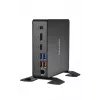 Shuttle XPC Nano PC NC40U, Intel Celeron 7305U, 1x HDMI, 1x DP, 1x USB-C/DP, 6x USB 3.2, 1x 2.5 collu slots, 2x M.2, 1x LAN, RAID, 24/7 nepārtraukta darbība, iesk. VESA un statīvs