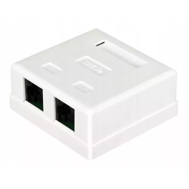 Vadu savienotājs Alantec GN002 2×RJ45 sievišķā–sievišķā balts taisns plastmasa