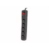 Armac ARC5/15/CZ pagarinātājs ar 5 ligzdām, 1,5 m vadu, melns