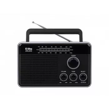 Eltra Radio Julia 3 melns – kompakts mono radio