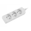 Lanberg PS0-03E-0150-W pagarinātājs ar 3 kontaktligzdām, balts