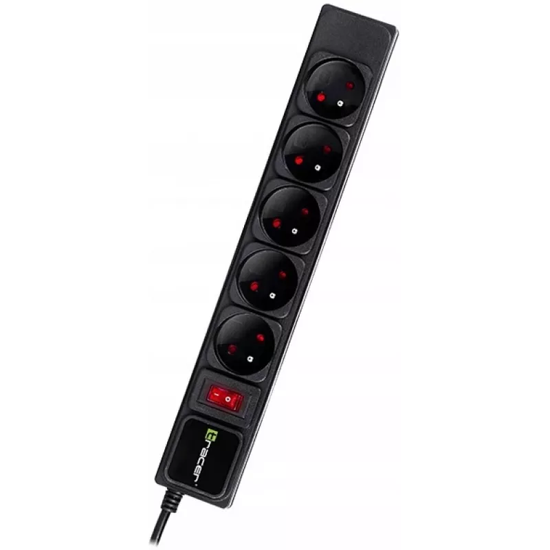 Tracer PowerWatch Black 5 AC kontaktligzdas 3 m C tipa