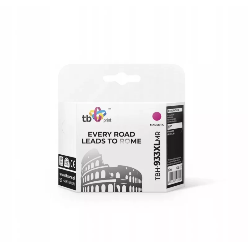 Tintes kasetne HP Officejet 6100 EPrinter TBH-933XLMR Magenta