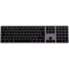 Matias FK318B-UK Aluminum Mac Hub 2xUSB Space Gray — mehāniskā tastatūra Mac ar USB centrmezglu