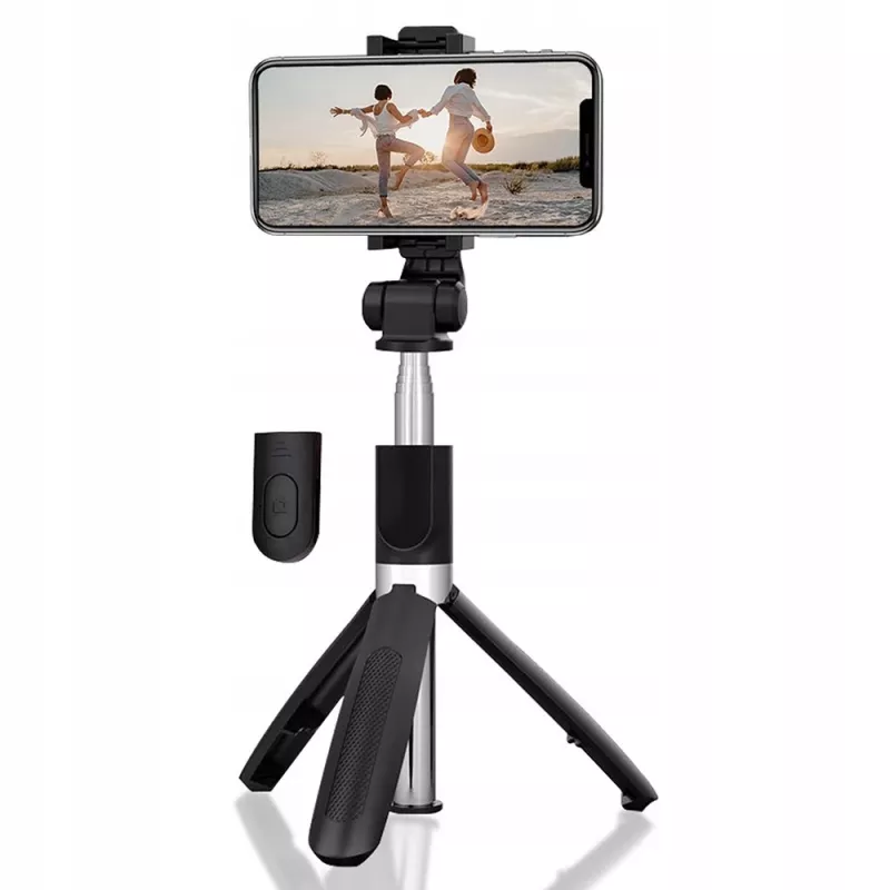 Statīvs MEDIA-TECH MT5542 Selfie Tripod 2in1 regulējams augstums viegls