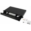 Optiskā sadales kārba Rack 1U 24x SC/LC 19 inch