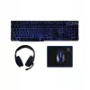 Rebeltec SHERMAN Gaming USB QZERTY Angļu Melna tastatūra ar peli