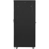 Brīvi stāvošs serveru skapis LANBERG FF01-8042-23B 42U 19 collu 800×1000 mm Melns, 121 kg slodze