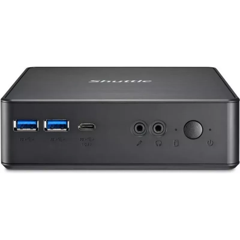 Shuttle XPC Nano PC NC40U5, Intel Core i5-1235U, 1x HDMI, 1x DP, 1x USB-C/DP, 6x USB3.2, 1x 2.5 inch slots, 2x M.2, 1x LAN, RAID, 24/7 nepārtraukta darbība, komplektā VESA un statīvs