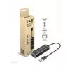 USB Hubs CLUB3D USB 3.2 Gen1 Type-A 3 Porti ar Gigabit Ethernet