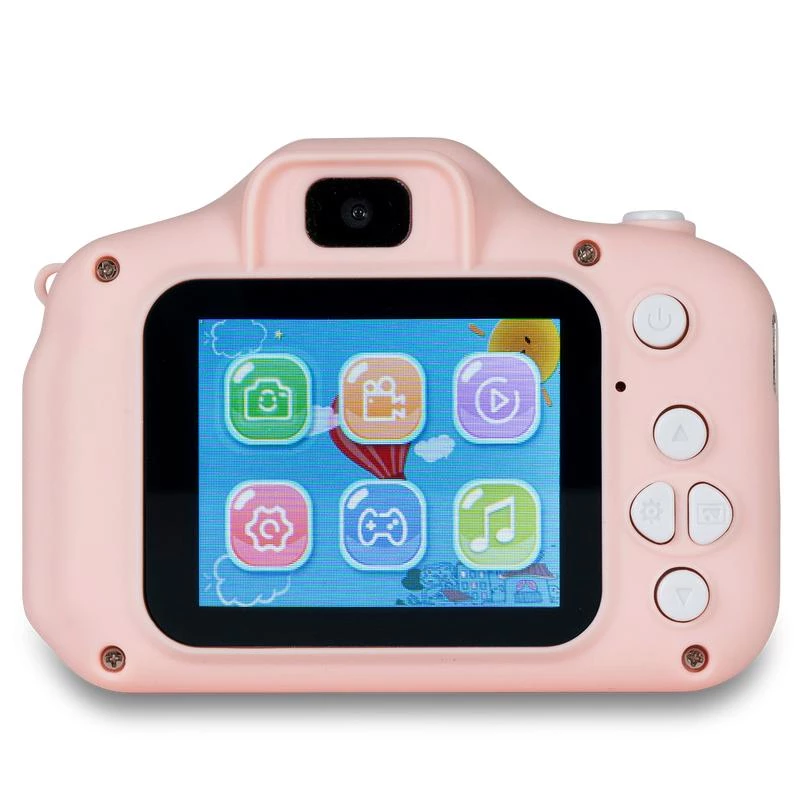Bērnu digitālā fotokamera DENVER KCA-1340RO — rozā, 85 g