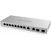 Zyxel XGS1210-12 pārvaldāms tīkla slēdzis Gigabit Ethernet (10/100/1000) Pelēks
