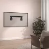 Maclean MC-481 Ultra plakans TV sienas stiprinājums 37-80 collu plakaniem un izliektiem televizoriem, līdz 75 kg, VESA 600x400