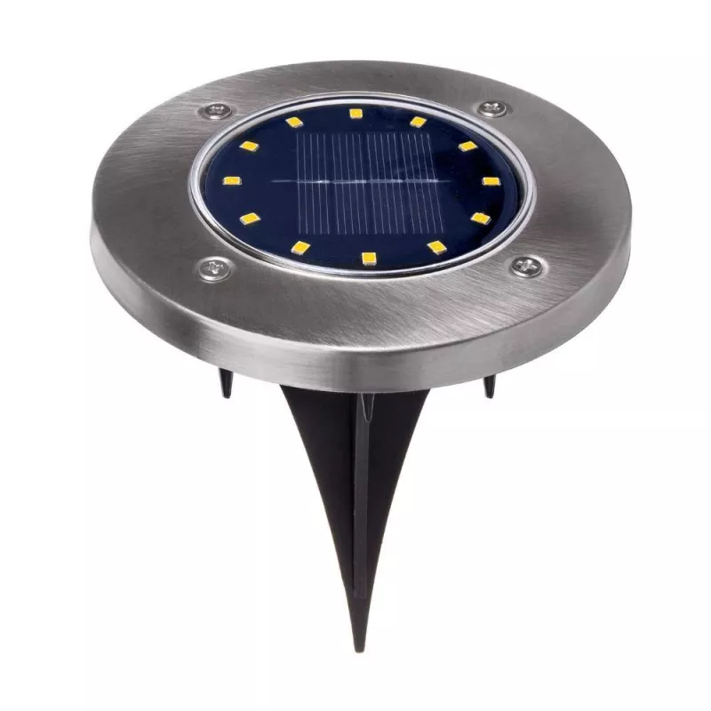Maclean MCE318 LED saules celiņa lampa ar zemes smaili 12 LED SMD neitrāli balta 4000K 0,7 W IP44