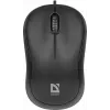 Vadu optiskā pele DEFENDER PATCH MS-759 USB Type-A, ambidekstrāla, 1000 DPI, melna