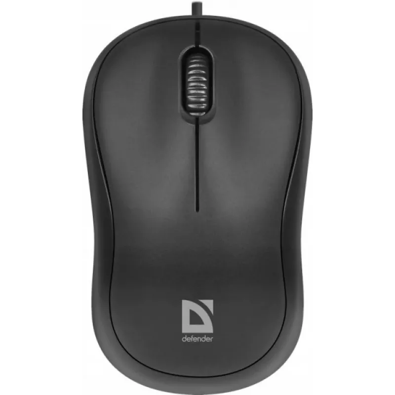 Vadu optiskā pele DEFENDER PATCH MS-759 USB Type-A, ambidekstrāla, 1000 DPI, melna