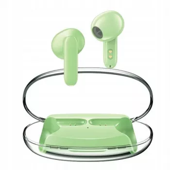 Awei T85 ENC TWS Bluetooth austiņas zaļā krāsā