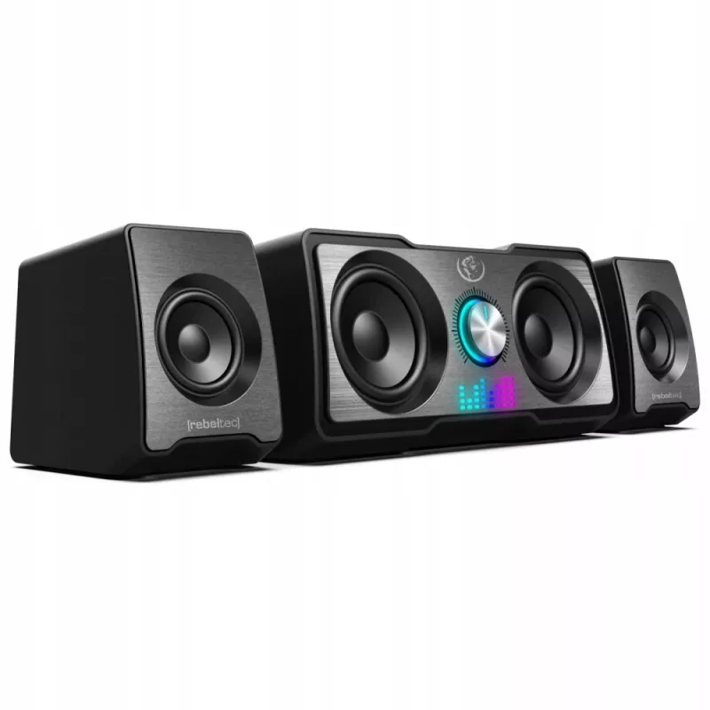 Multivides skaļruņi 2.1 ROCK, Rebeltec RBLGLO00048, 60W