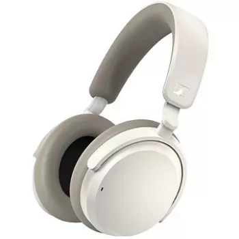 Austiņas Sennheiser ACCENTUM Wireless — Bluetooth 5.2 Class 1, 50 h akumulators, 0,8 Ah, balta, apauss, iebūvēts mikrofons