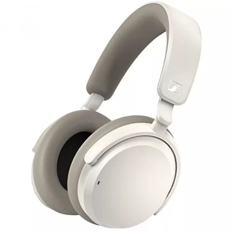 Austiņas Sennheiser ACCENTUM Wireless — Bluetooth 5.2 Class 1, 50 h akumulators, 0,8 Ah, balta, apauss, iebūvēts mikrofons