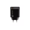 Natec Ribera NUC-2058 tīkla lādētājs, 18 W, 1x USB-A, līdz 3 A, Quick Charge 3.0, Samsung AFC, Huawei FCP/SCP, melns