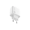 Sienas lādētājs NATEC RIBERA 12V 20W USB-C PD 3.0 + USB-A Samsung AFC Balts