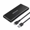 Ārējais M.2 SATA SSD korpuss QOLTEC 51854 USB 3.0 bezinstrumentu