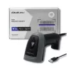 Rokas svītrkodu lasītājs QOLTEC 50863 — 1D/2D skeneris, USB vads, LED sensors, melns, 5V, 1.8 m kabelis
