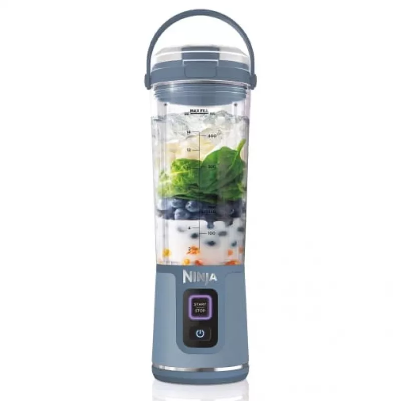 Sporta blenderis Ninja BC151EUBK — 0.53 L trauks, 14.4 W, akumulators, ledus drupināšana, melns