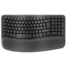 Logitech Wave Keys for Business Graphite tastatūra (2.4GHz/BT, Nordic-613, B2B)