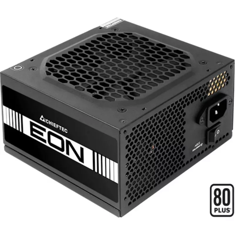 Chieftec EON barošanas bloks 600 W 20+4 pin ATX ATX Melns