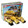 Popular Playthings Mix or Match Vehicles Construction Black Yellow transportlīdzekļu komplekts