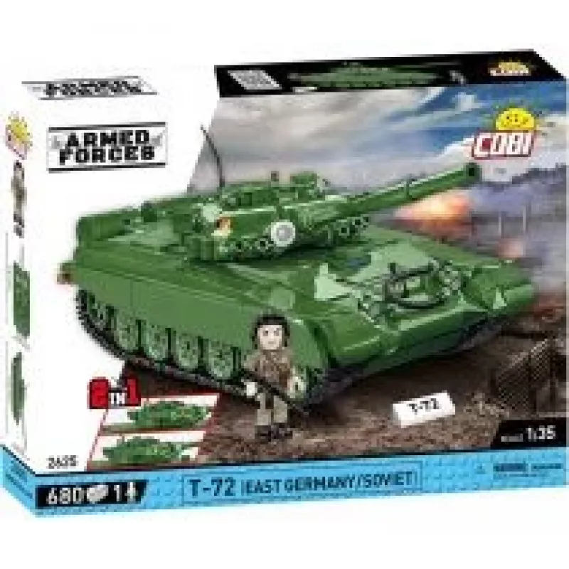 Būvkomplekts COBI T-72 Austrumvācija/Padomju Savienība 680 gab.
