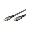 Goobay 65270 Video kabeļa adapteris 3 m DisplayPort–HDMI Pelēks (65270)